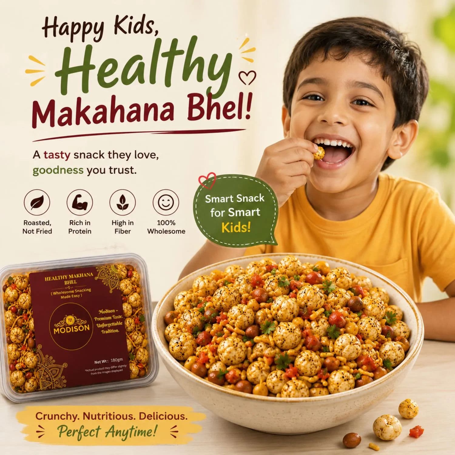 HEALTHY MAKHANA BHEL by Modison, view 2
