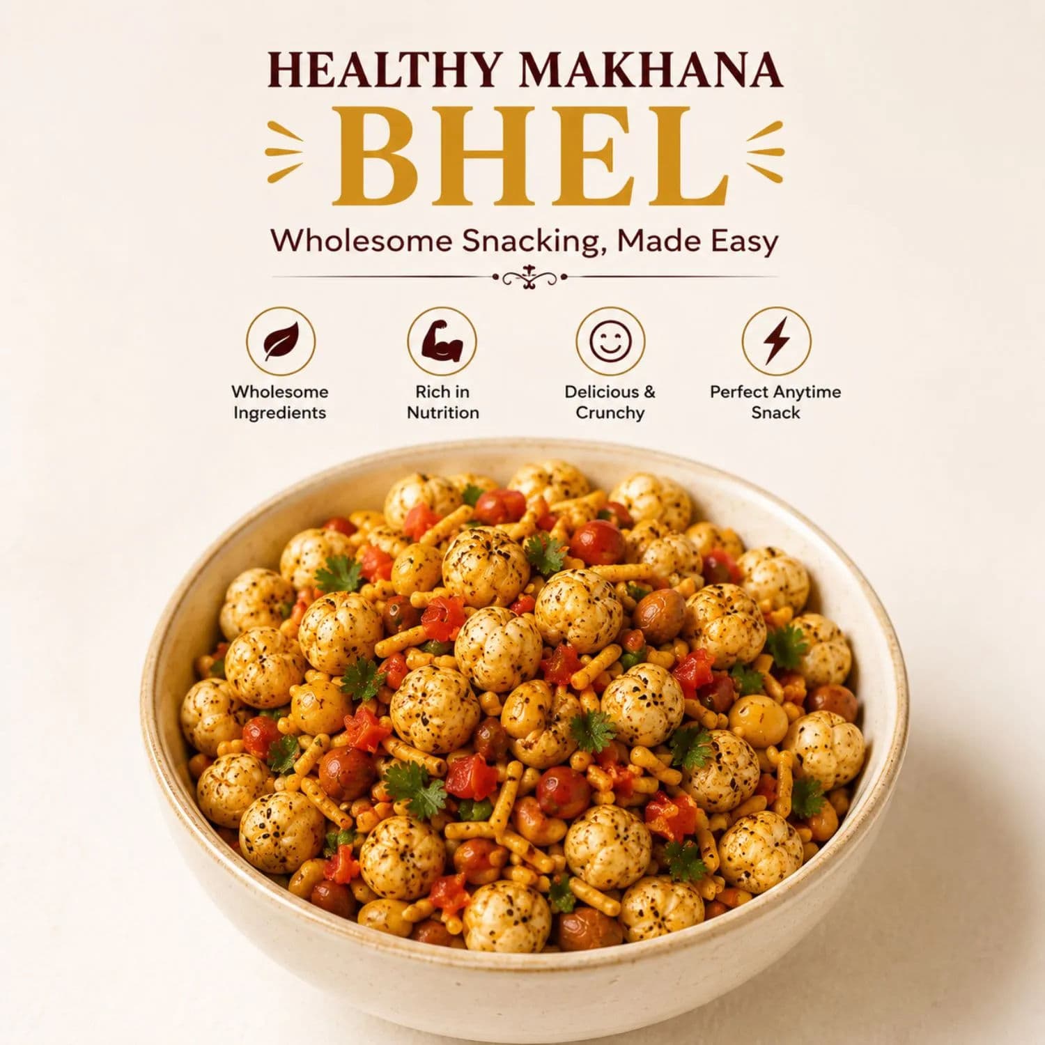 HEALTHY MAKHANA BHEL by Modison, view 3