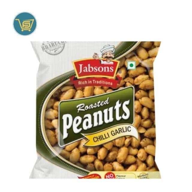 Jabsons Chilli Garlic Peanuts 140g by Jabsons, view 1