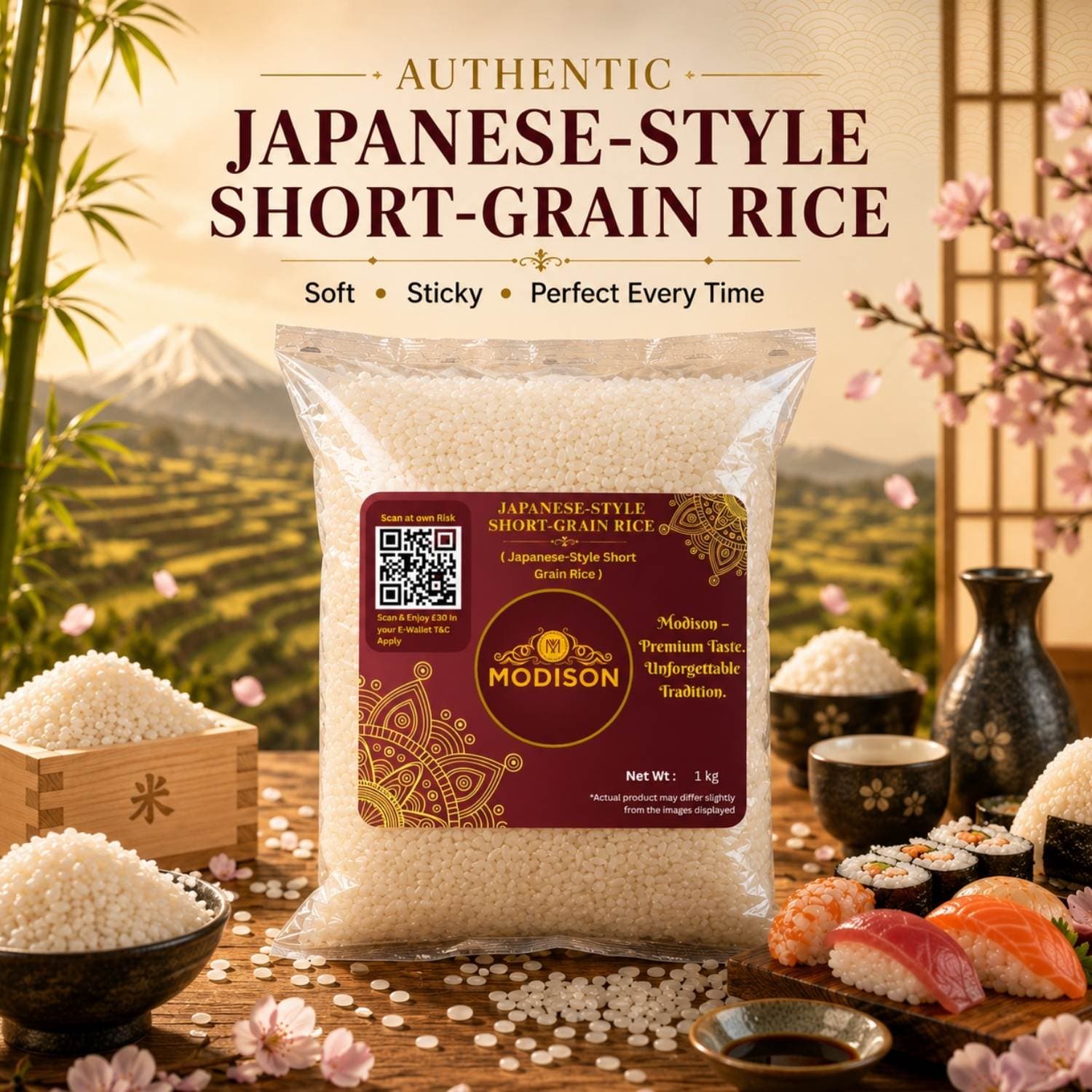Japanese style short grain rice by Modison, view 3