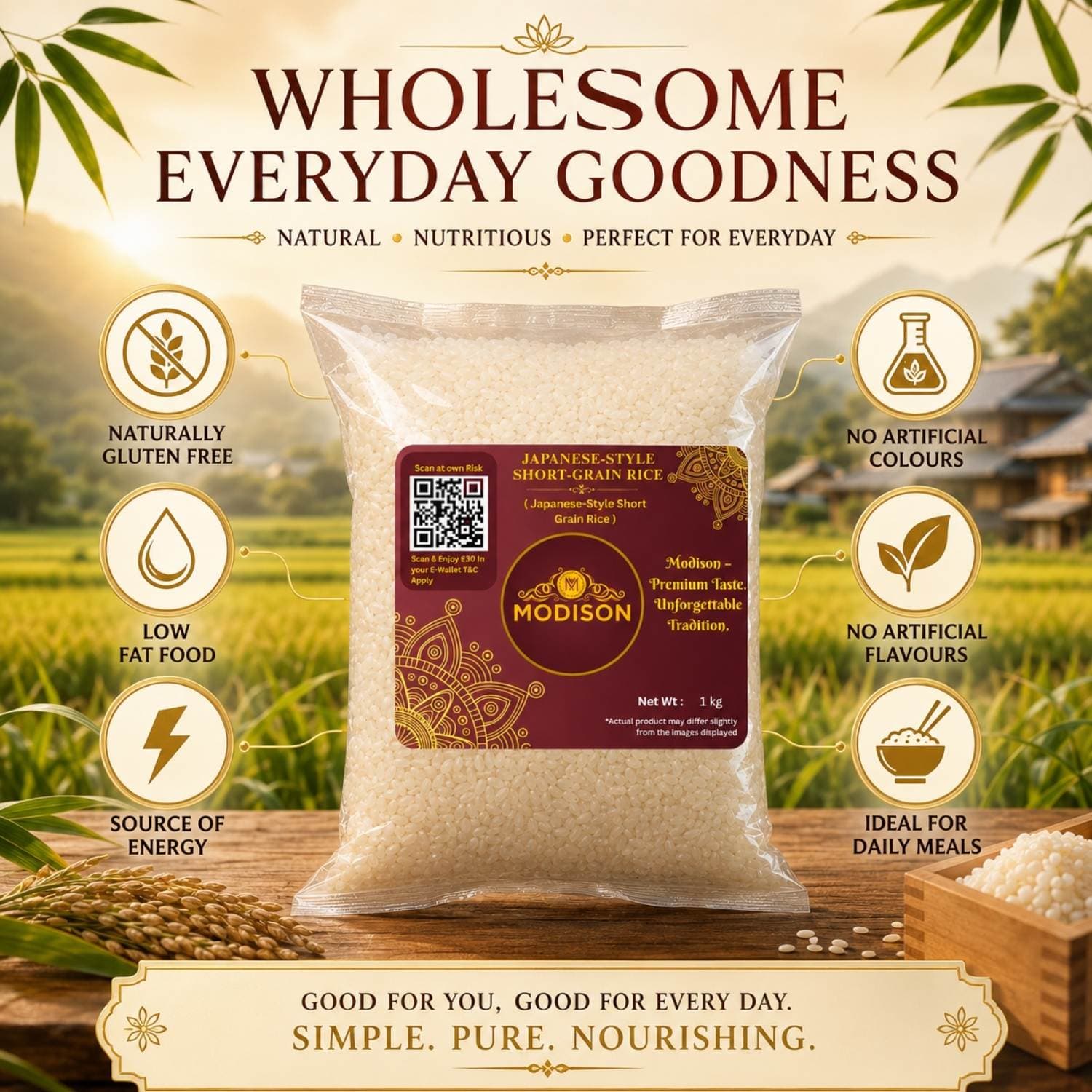 Japanese style short grain rice by Modison, view 8