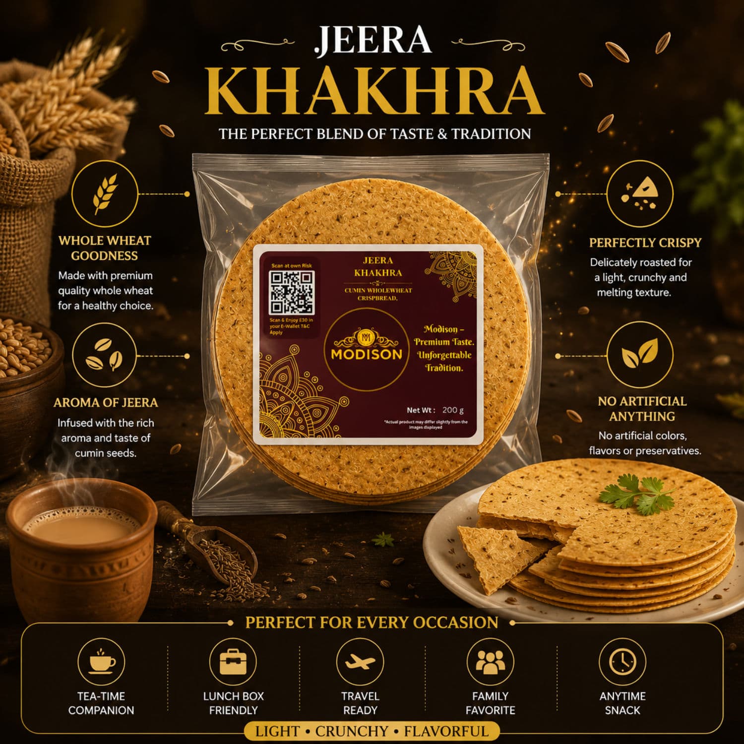 Jeera Khakhra by Modison, view 4