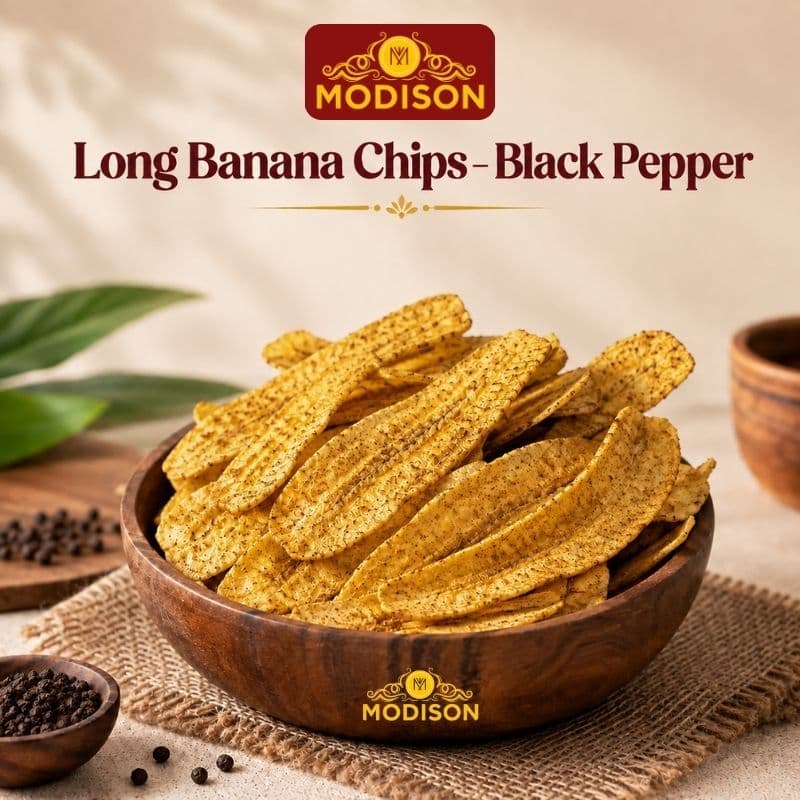 LONG BANANA CHIPS – BLACK PEPPER by Modison, view 1