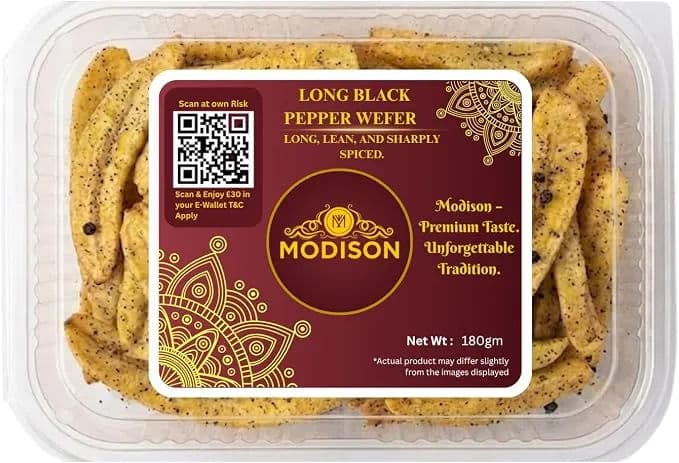 Long Black Pepper Wefer by Modison, view 1