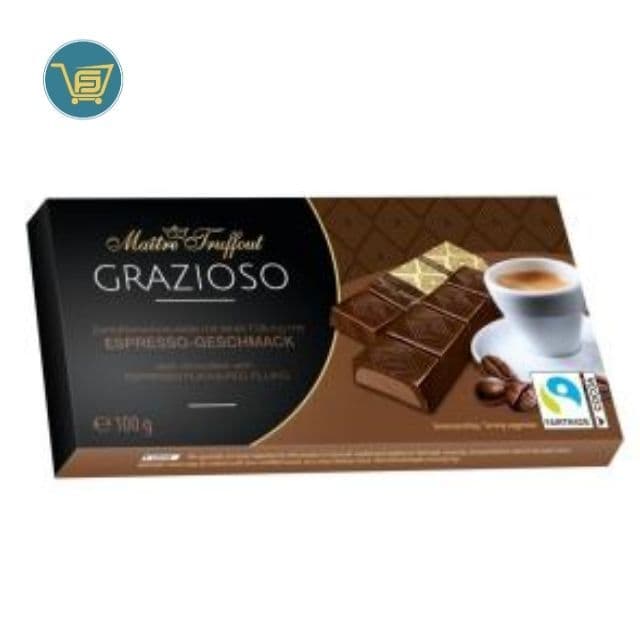 Maitre Truffout Grazioso Espresso Chocolate 100g by Maitre Truffout, view 1