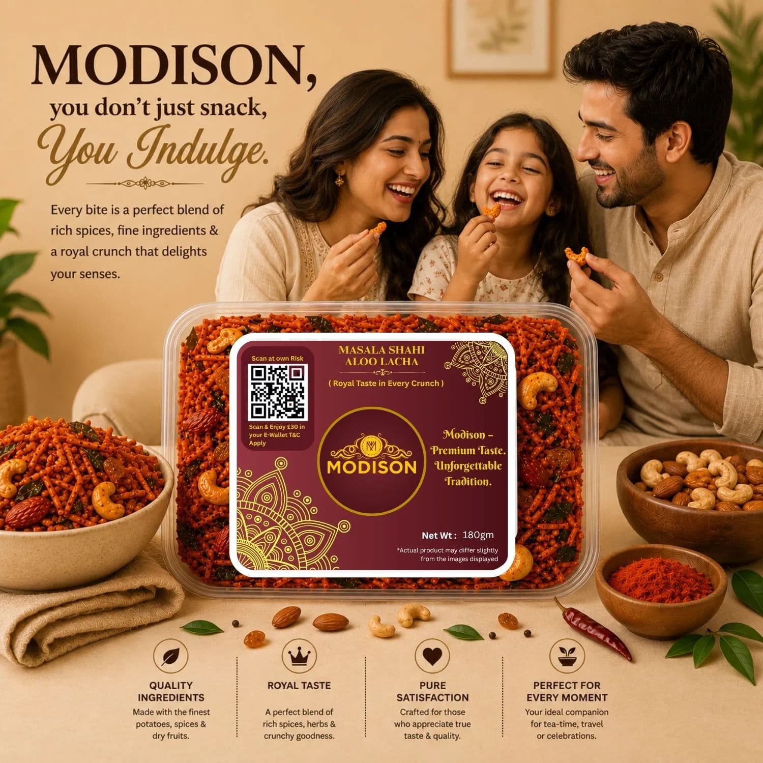 MASALA SHAHI ALOO LACHA by Modison, view 3