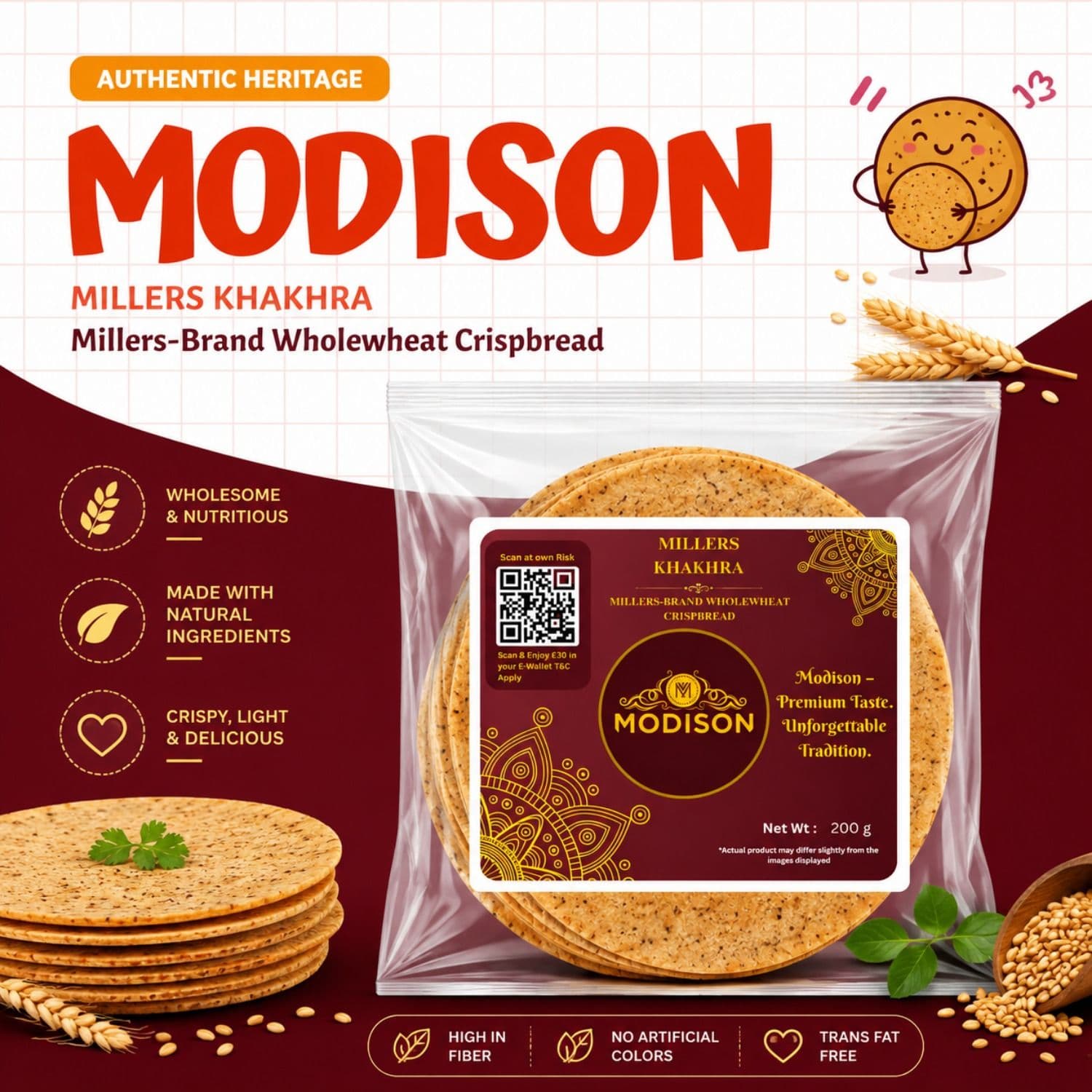 Millers Khakhra by Modison, view 2