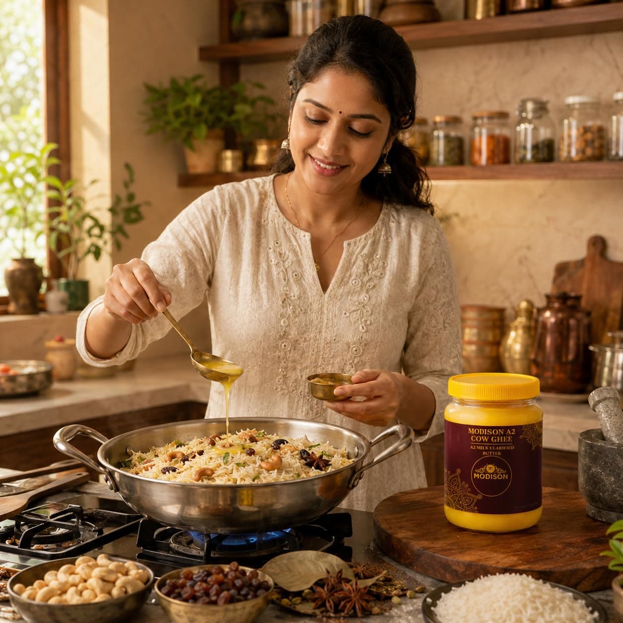 MODISON A2 Cow Ghee A2 Milk Clarified Butter 1kg by Modison, view 4