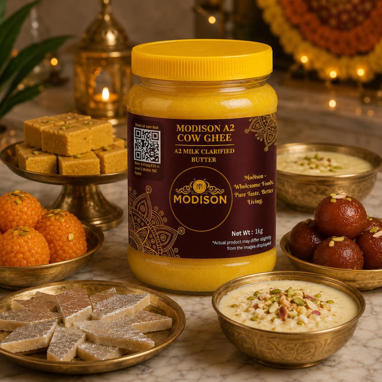 MODISON A2 Cow Ghee A2 Milk Clarified Butter 1kg by Modison, view 5