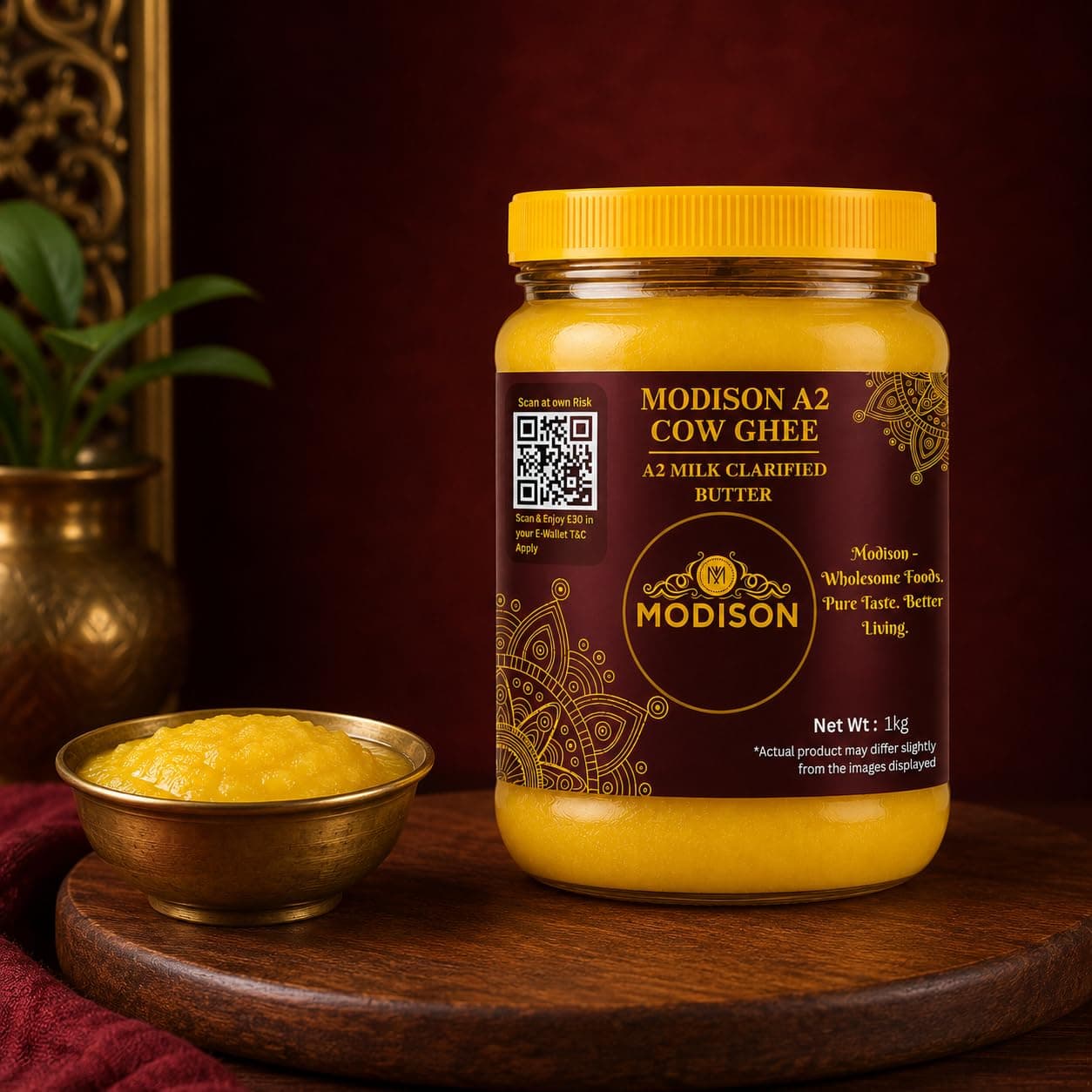 MODISON A2 Cow Ghee A2 Milk Clarified Butter 1kg by Modison, view 8