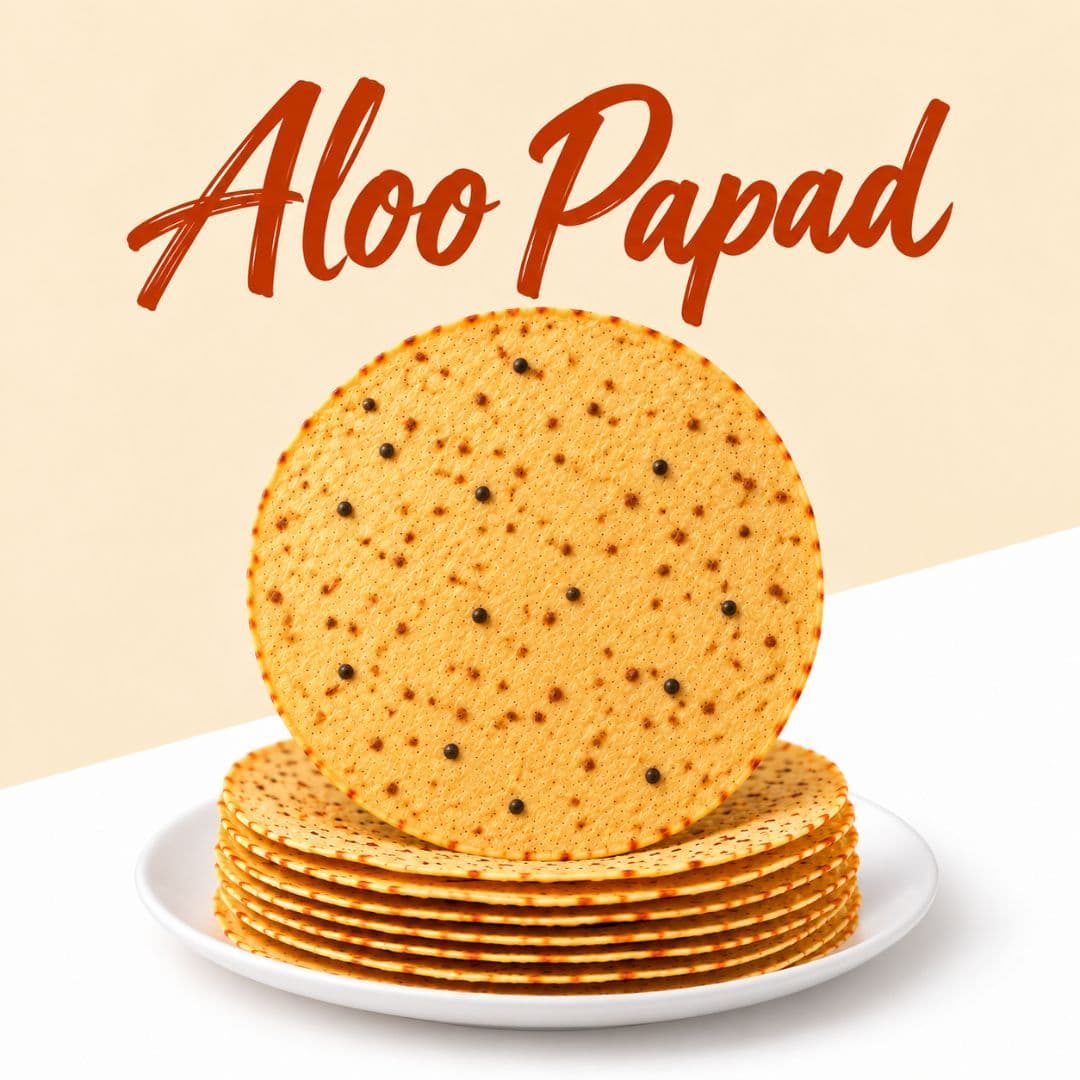 MODISON Aloo Papad Ready to Fry Indian Snack 200g
