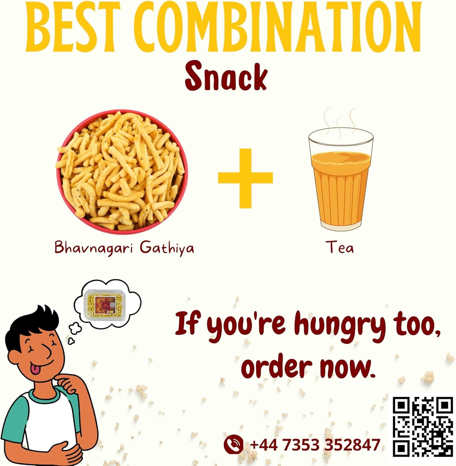 MODISON Bhavnagari Gathiya Indian Snacks Crispy Gujarati 180g by Modison, view 5