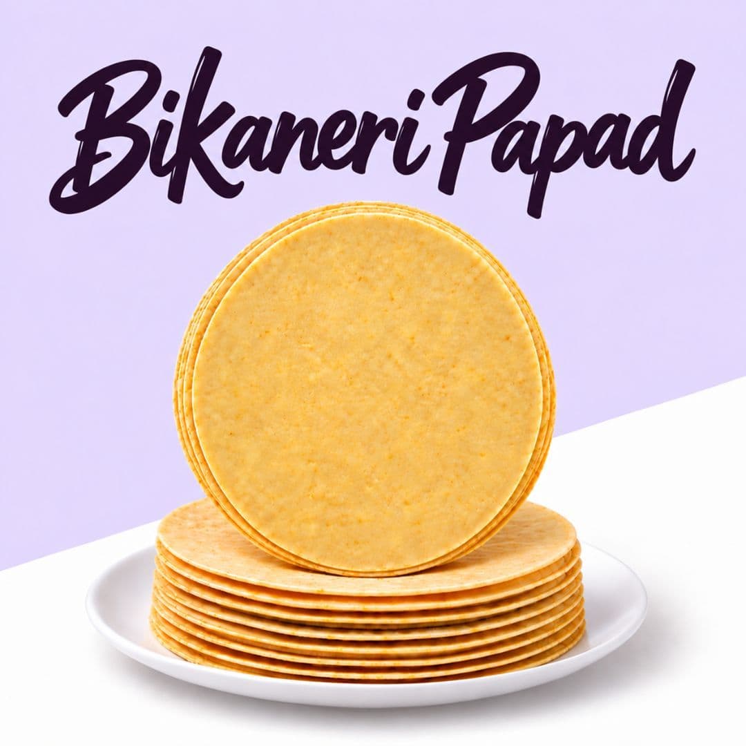 MODISON Bikaneri Papad Indian Papad Crispy Rajasthani 200g