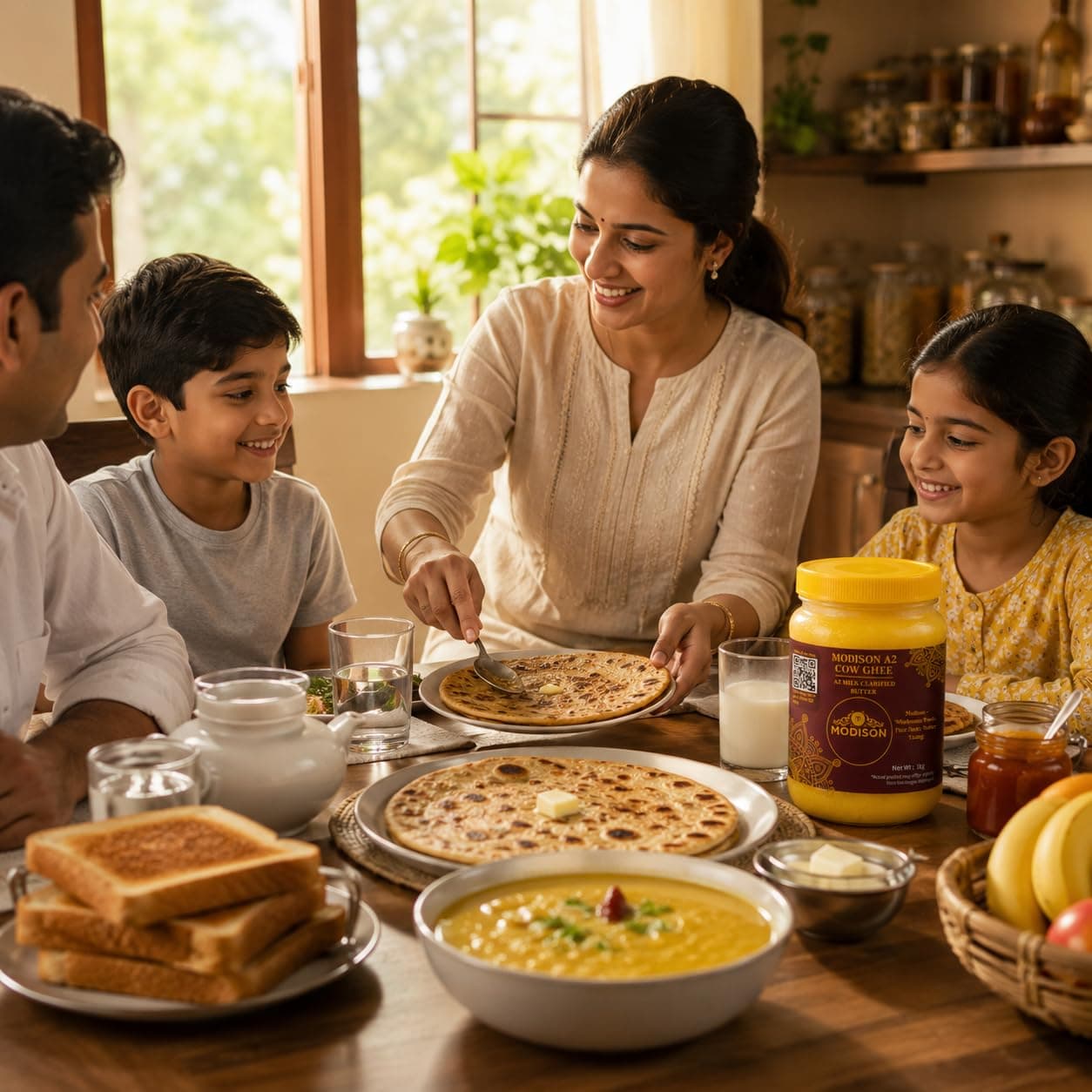 MODISON Bilona A2 Ghee A2 Milk Clarified Butter 1kg by Modison, view 7