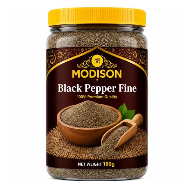 Modison Black Pepper Fine - 100g by Modison