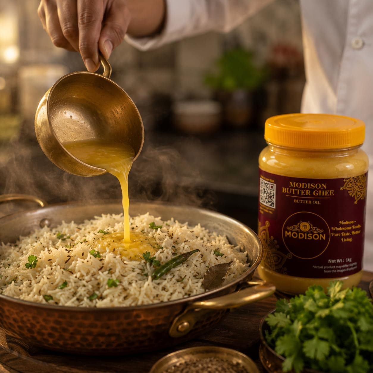 MODISON Butter Ghee Clarified Butter Pure Milk Fat 1kg by Modison, view 8