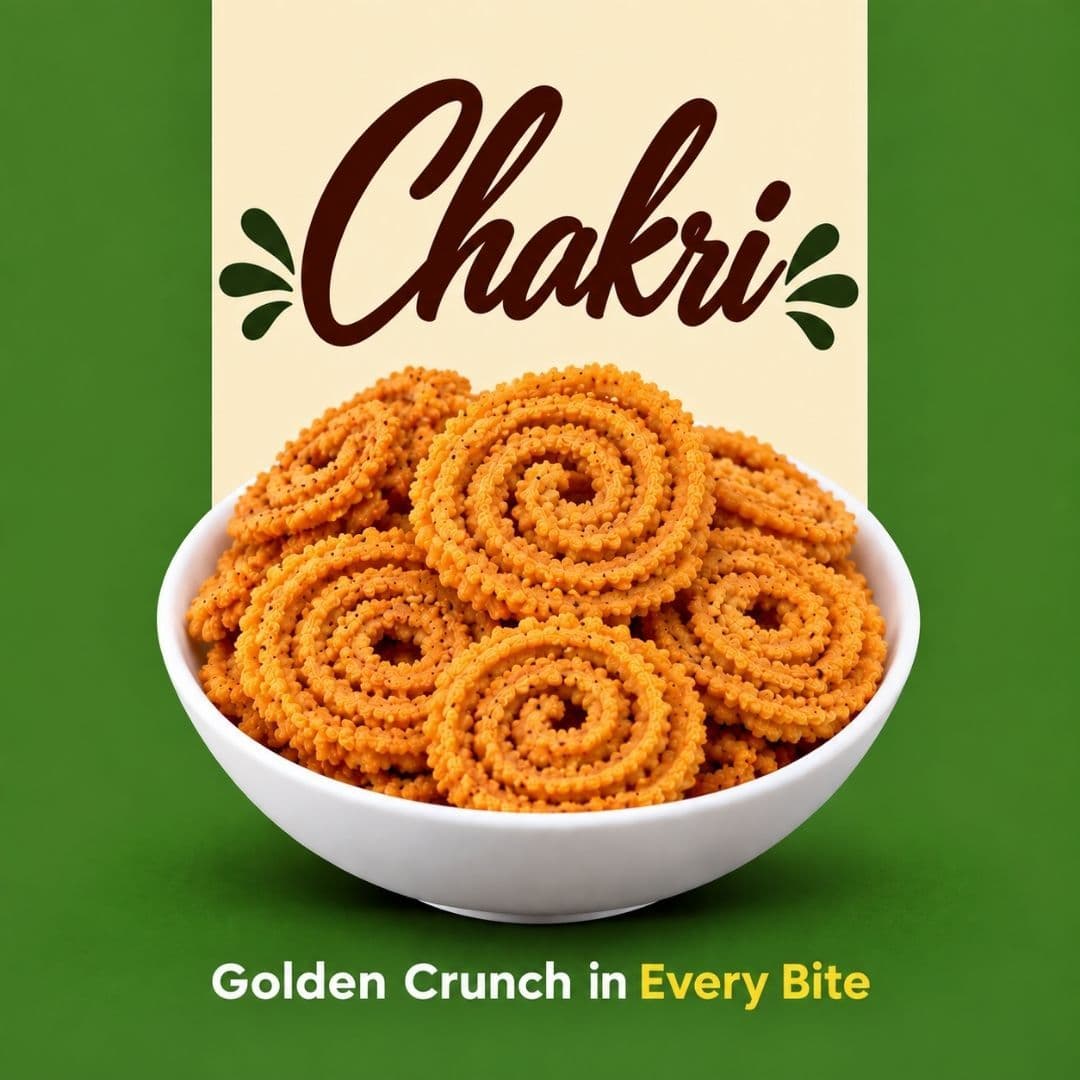 MODISON Chakri Crispy Indian Namkeen Snack 180g