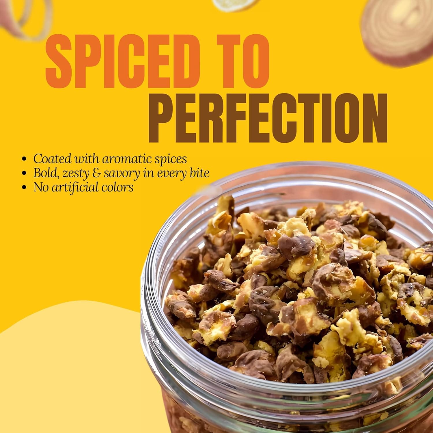 MODISON Chana Chapta Healthy Snacks Spicy Chickpeas 180g by Modison, view 5