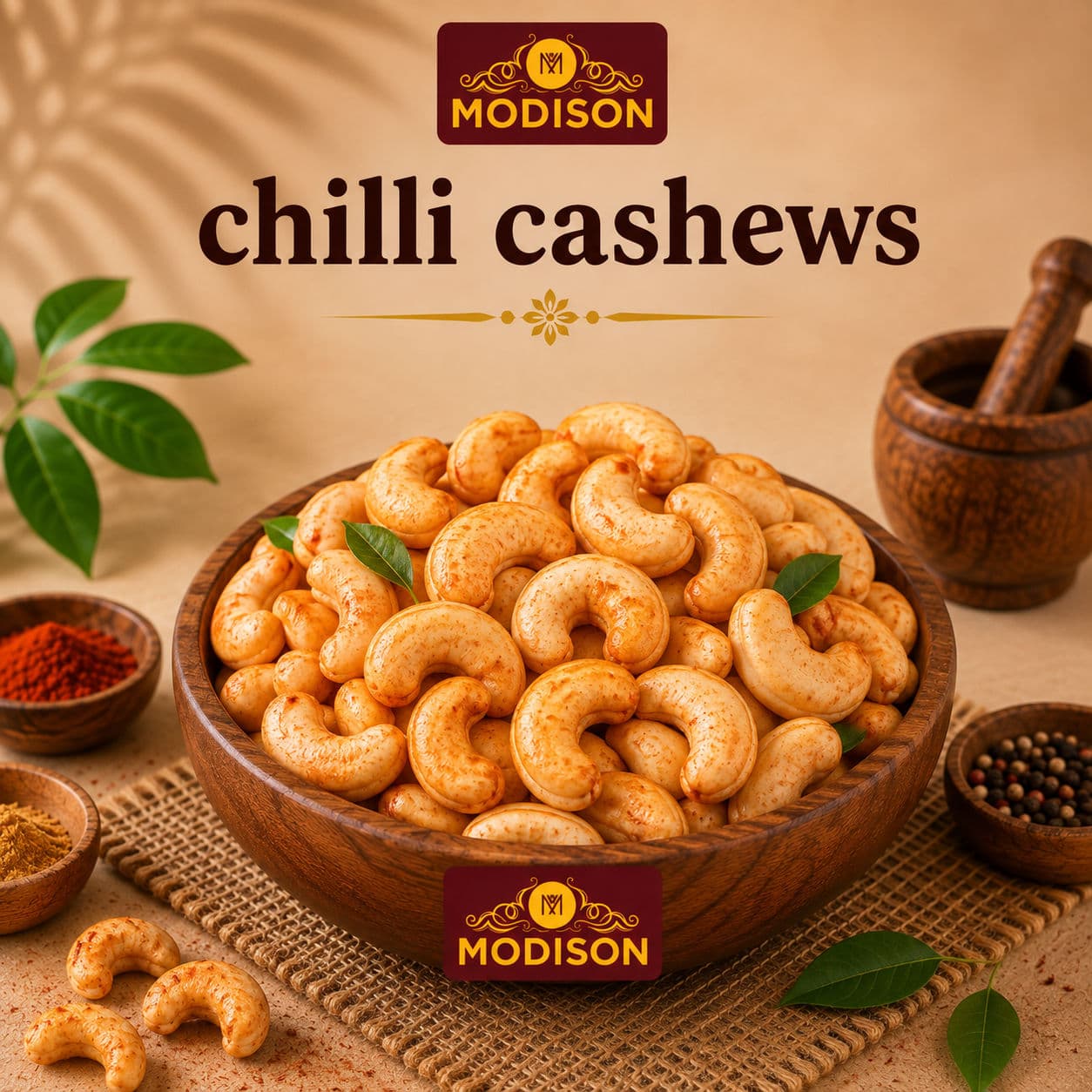 MODISON CHILLI CASHEWS by Modison, view 1