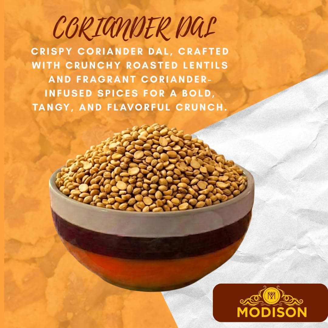 MODISON Coriander Dal Mukhwas Roasted Dhana Dal 200g by Modison, view 2