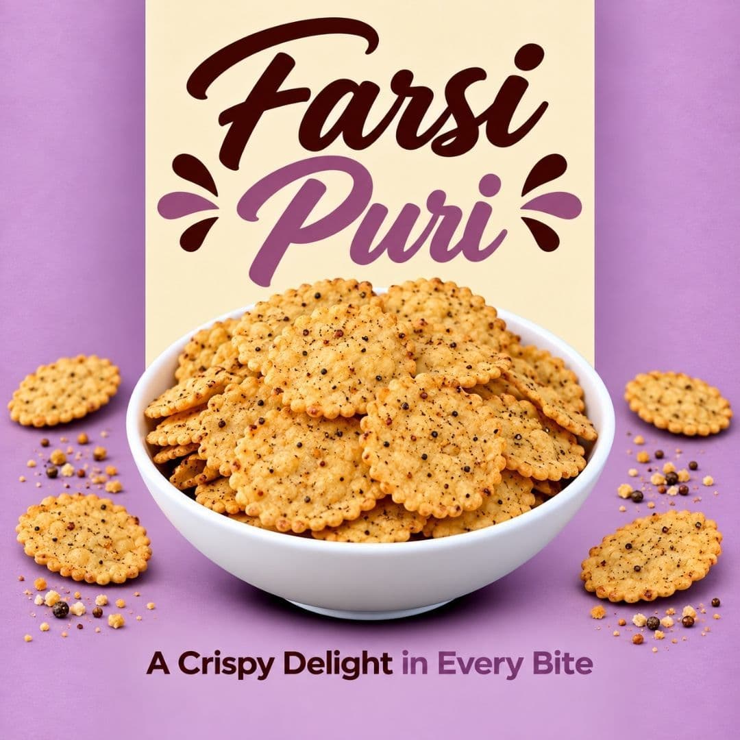 MODISON Farsi Puri Indian Snacks Jeera Crackers 180g