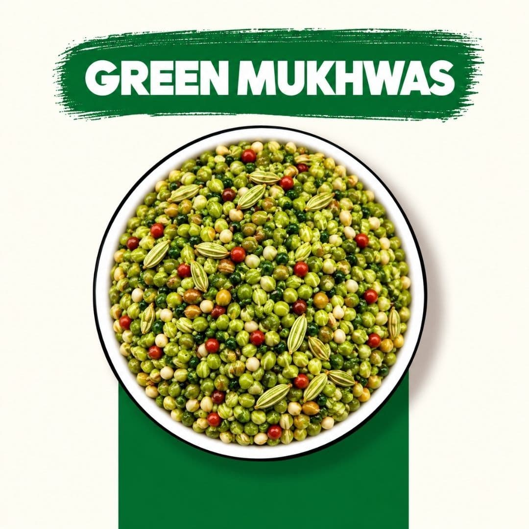 MODISON Green Mukhwas Indian Mouth Freshener Aniseed Coriander 100g