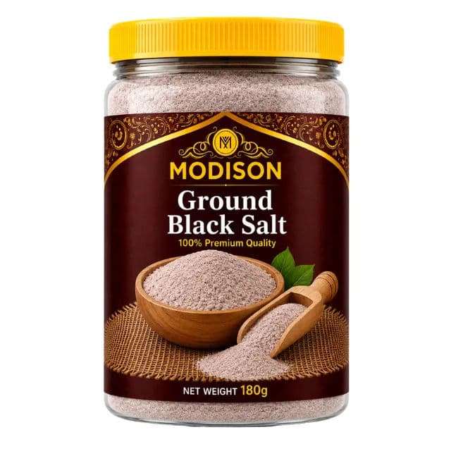 Modison Ground Black Salt - 90g by Modison