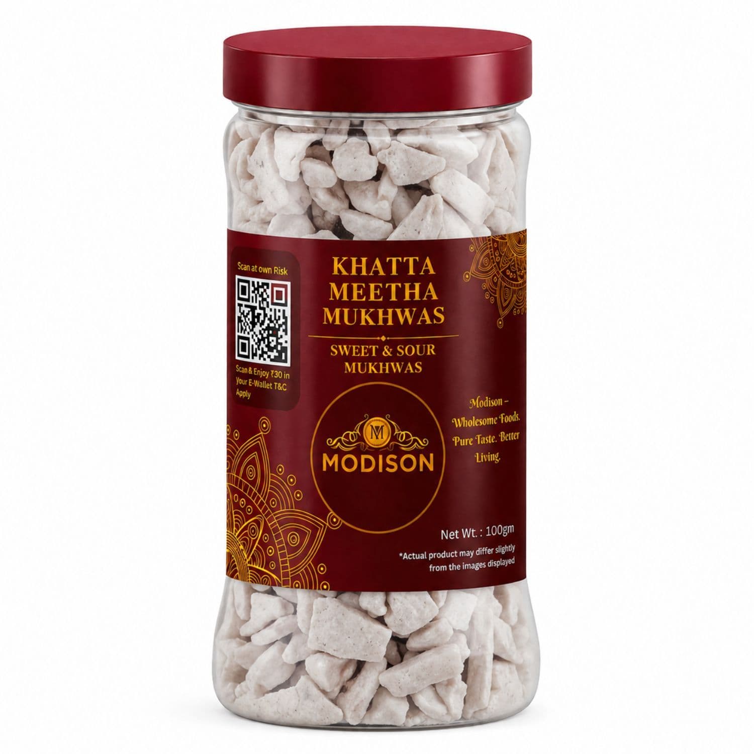 MODISON Khatta Meetha Indian Mouth Freshener Tangy 100g by Modison, view 1