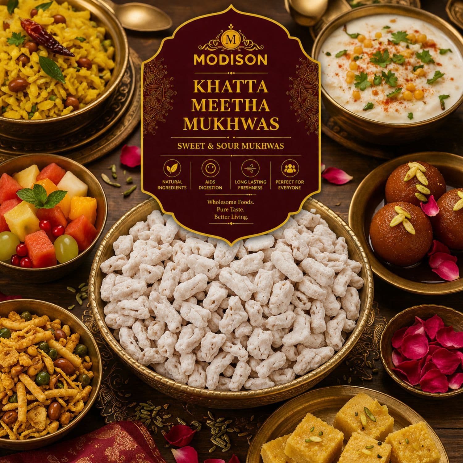 MODISON Khatta Meetha Indian Mouth Freshener Tangy 100g by Modison, view 6