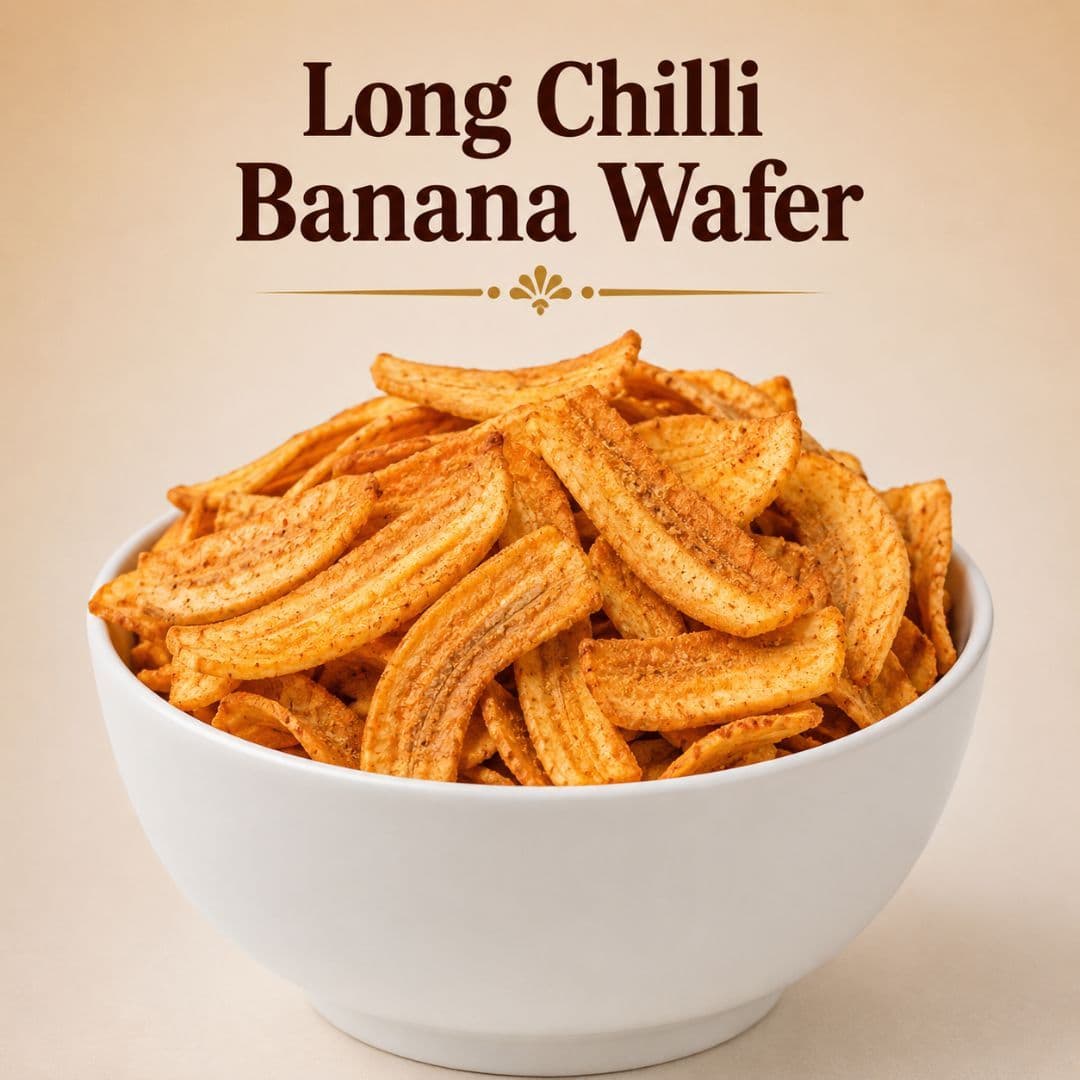 MODISON LONG CHILLI BANANA WAFER INDIAN SNACKS SPICY KELA