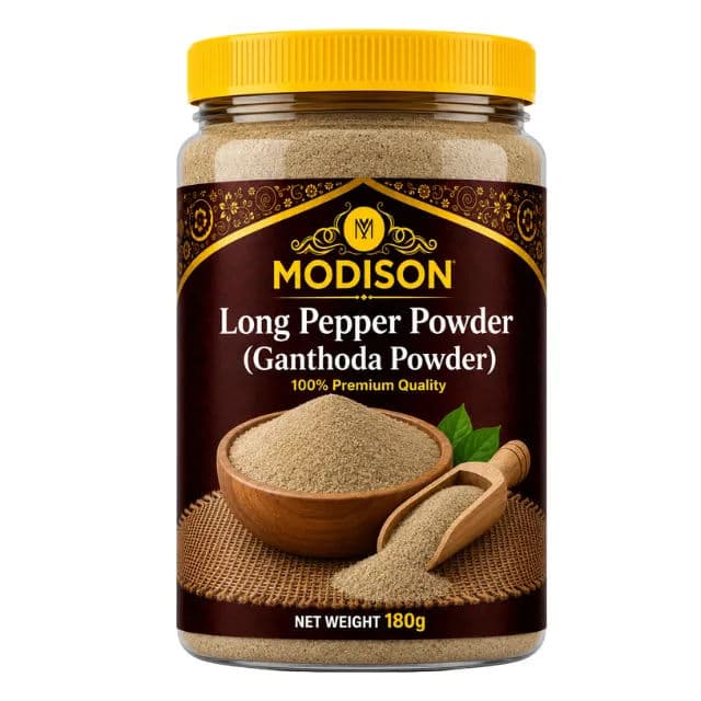 Modison Long Pepper Powder (Ganthoda Powder) - 100g by Modison