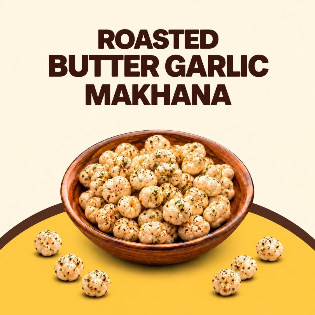 MODISON MAKHANA BUTTER GARLIC FLAVOUR