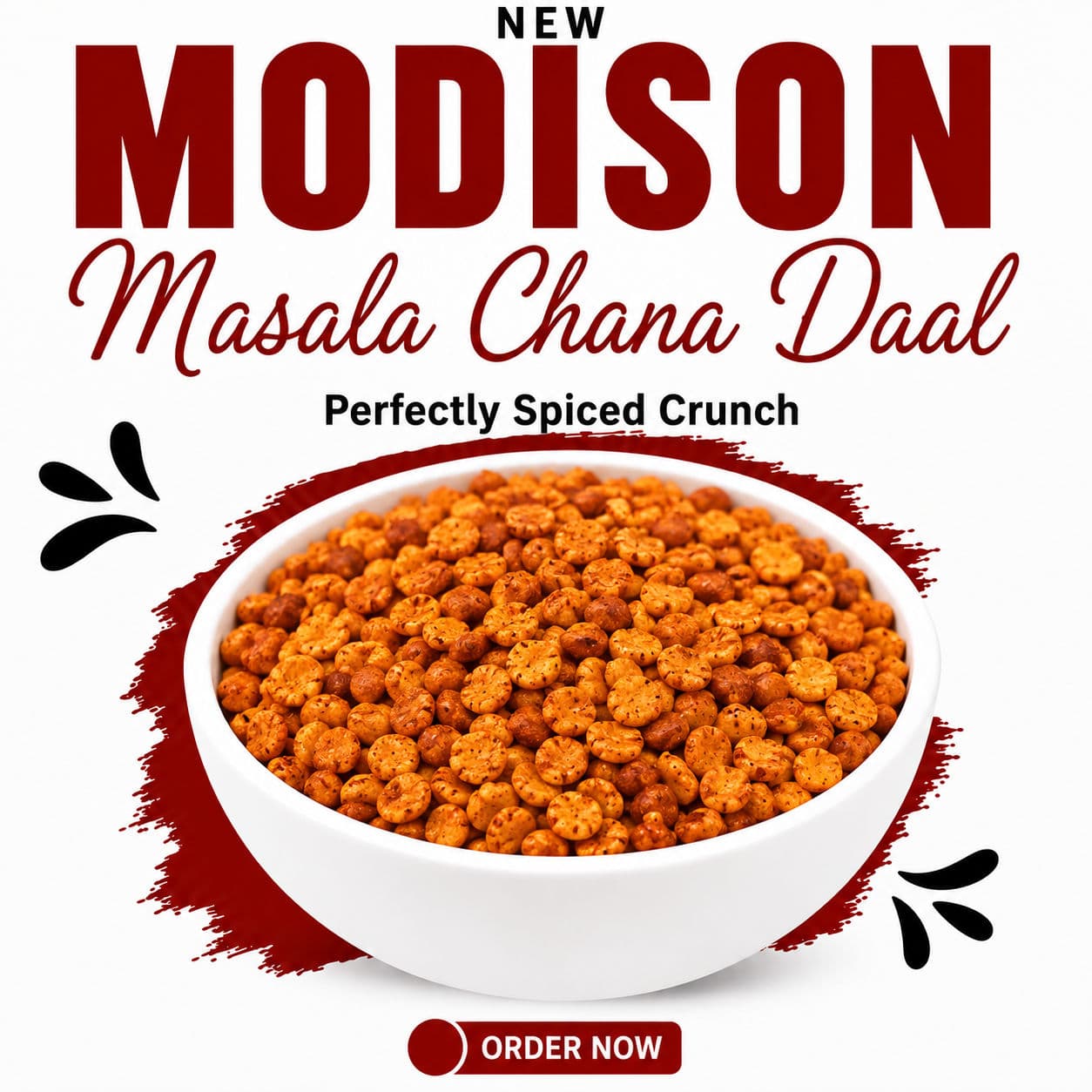 Modison Masala Chana Daal Crunchy Spicy 180gm