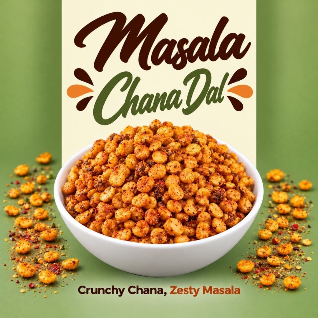 MODISON Masala Chana Dal Healthy Snacks Spiced Chickpeas 180g