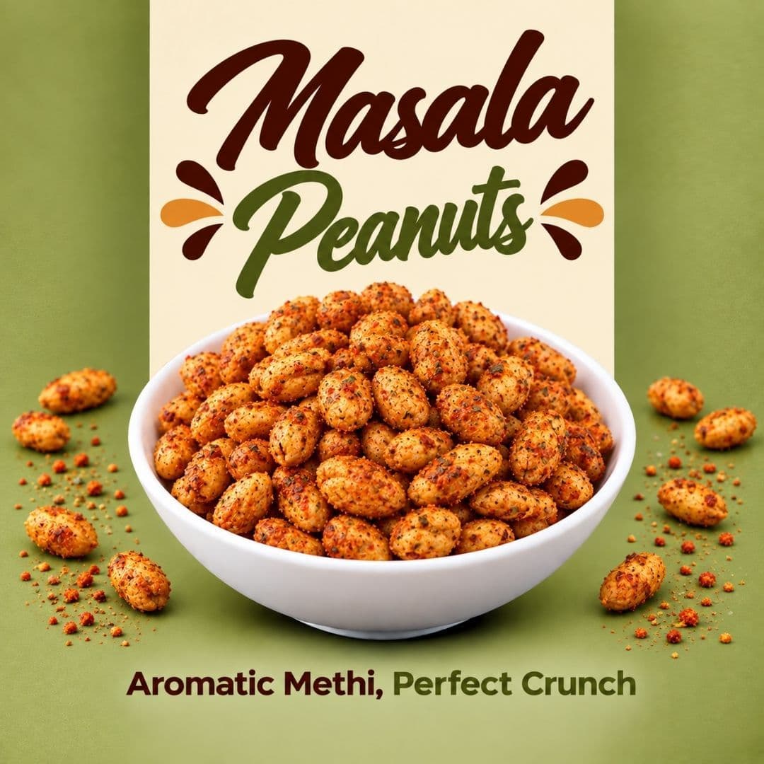 MODISON Masala Peanuts Indian Snacks Spicy Crunchy 180g
