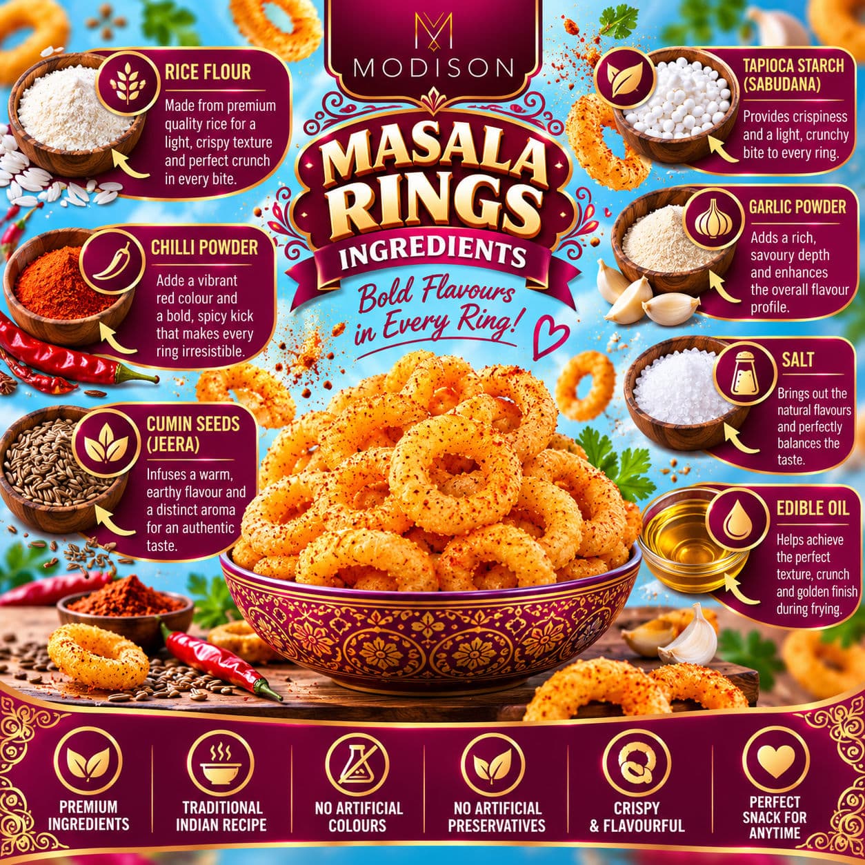 MODISON MASALA RINGS product image 2