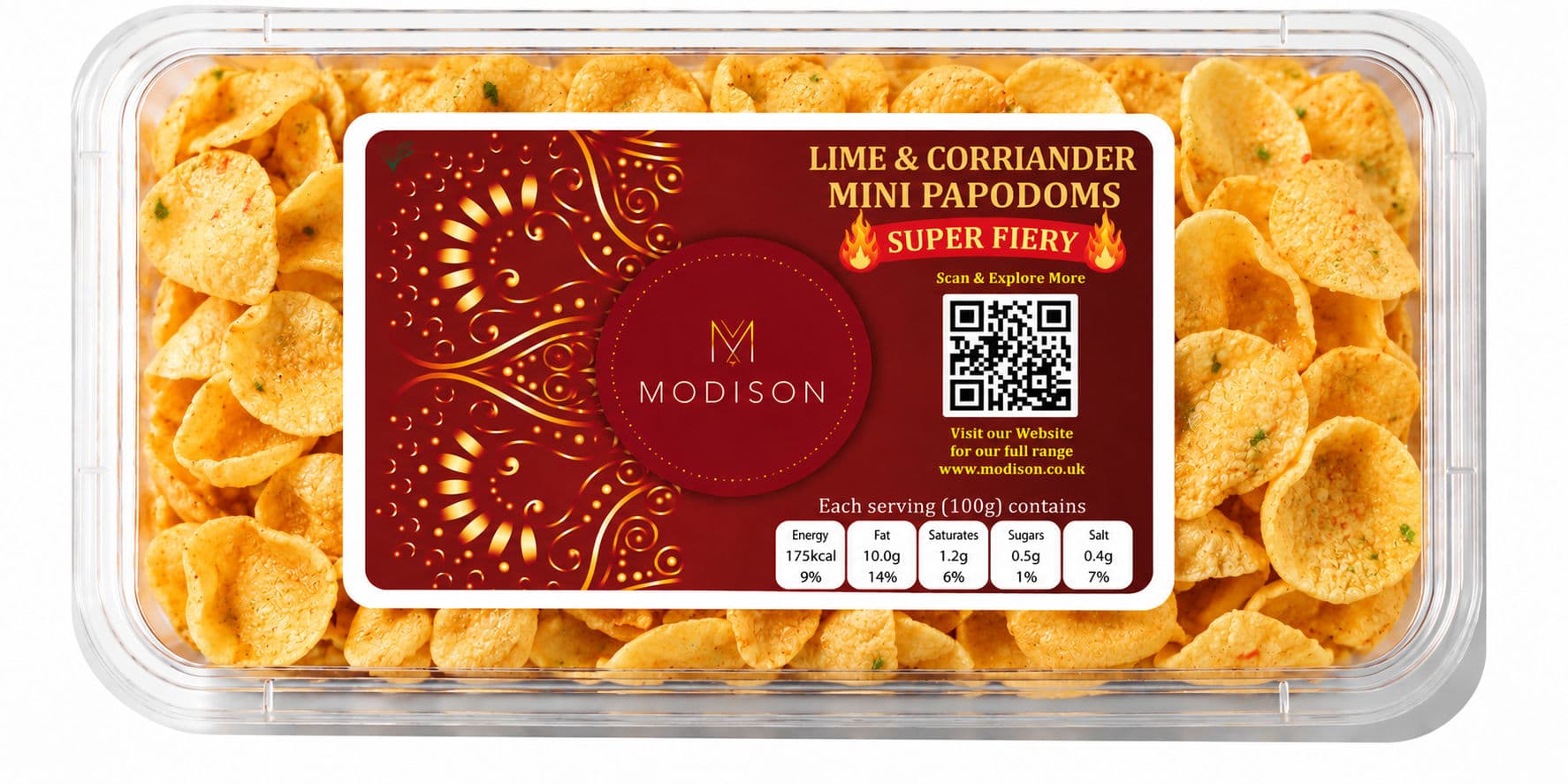 MODISON MINI PAPPODAMS LIME & CORRIANDER product image 1