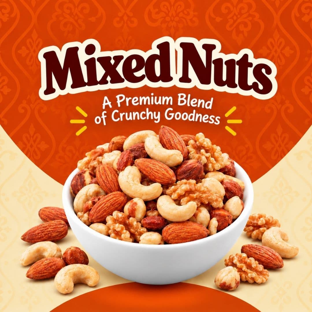 MODISON Mixed Nuts Healthy Indian Snacks Mix 400g