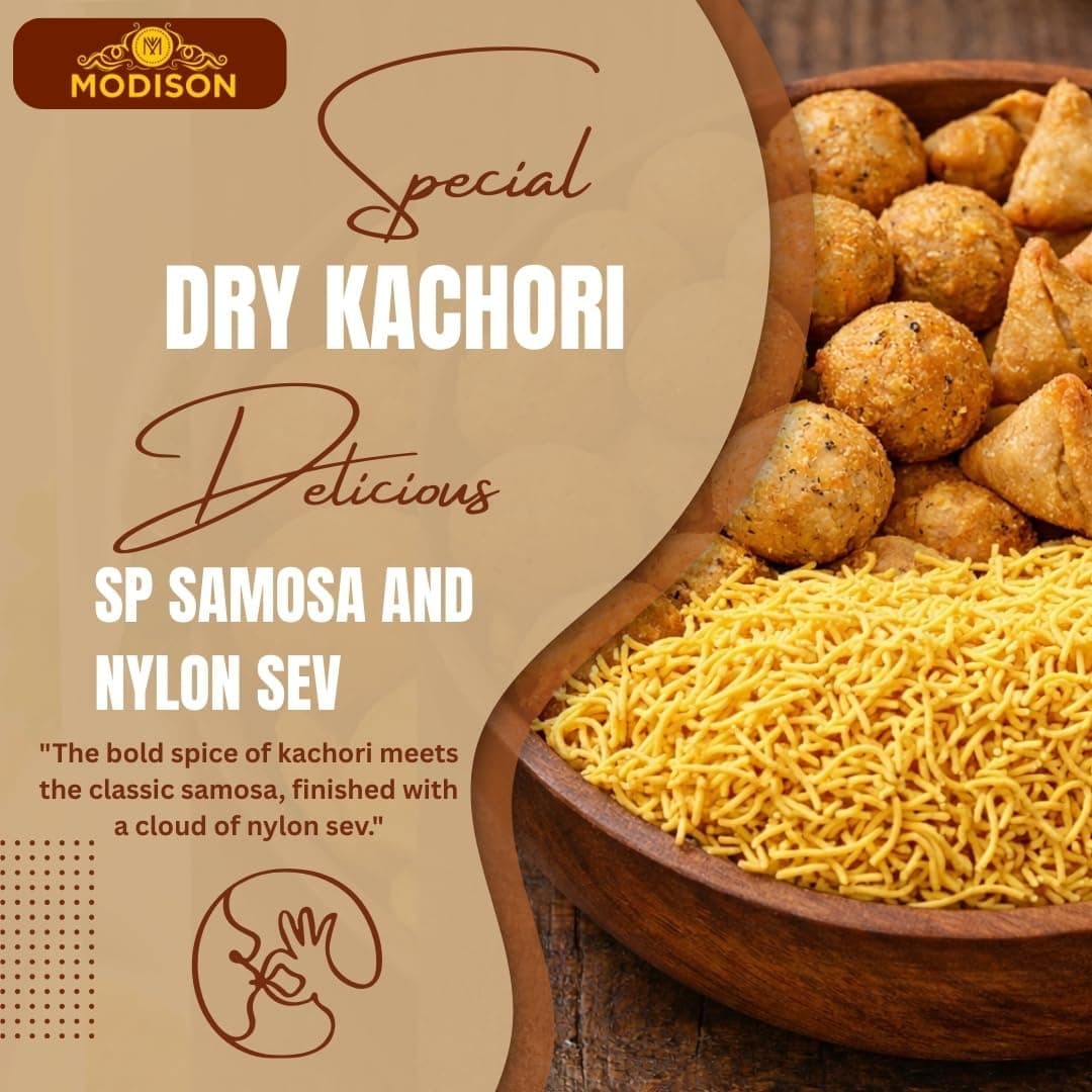 MODISON Namkeen Combo Indian Snacks 540g Party Mix 3 Pack by Modison, view 6