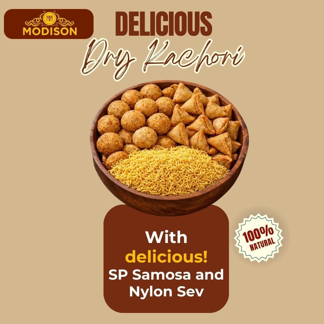 MODISON Namkeen Combo Indian Snacks 540g Party Mix 3 Pack by Modison, view 7