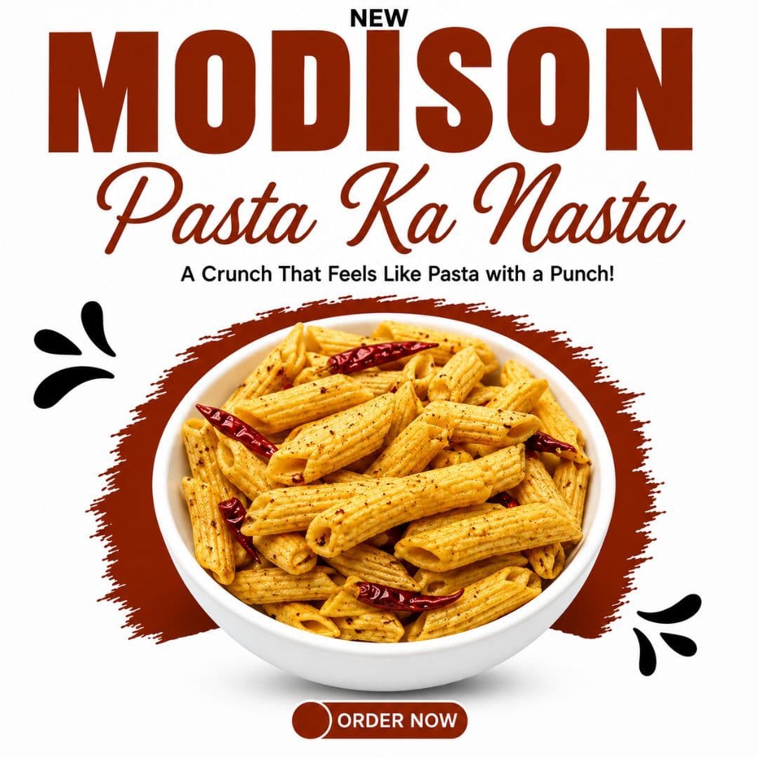 MODISON Pasta Ka Nasta Indian Snacks Italian Herbs 180g