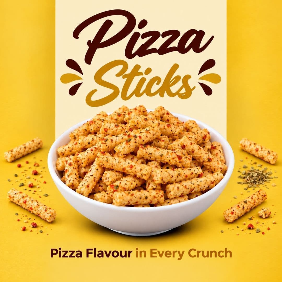 MODISON Pizza Sticks Indian Snacks Tomato Cheese 180g