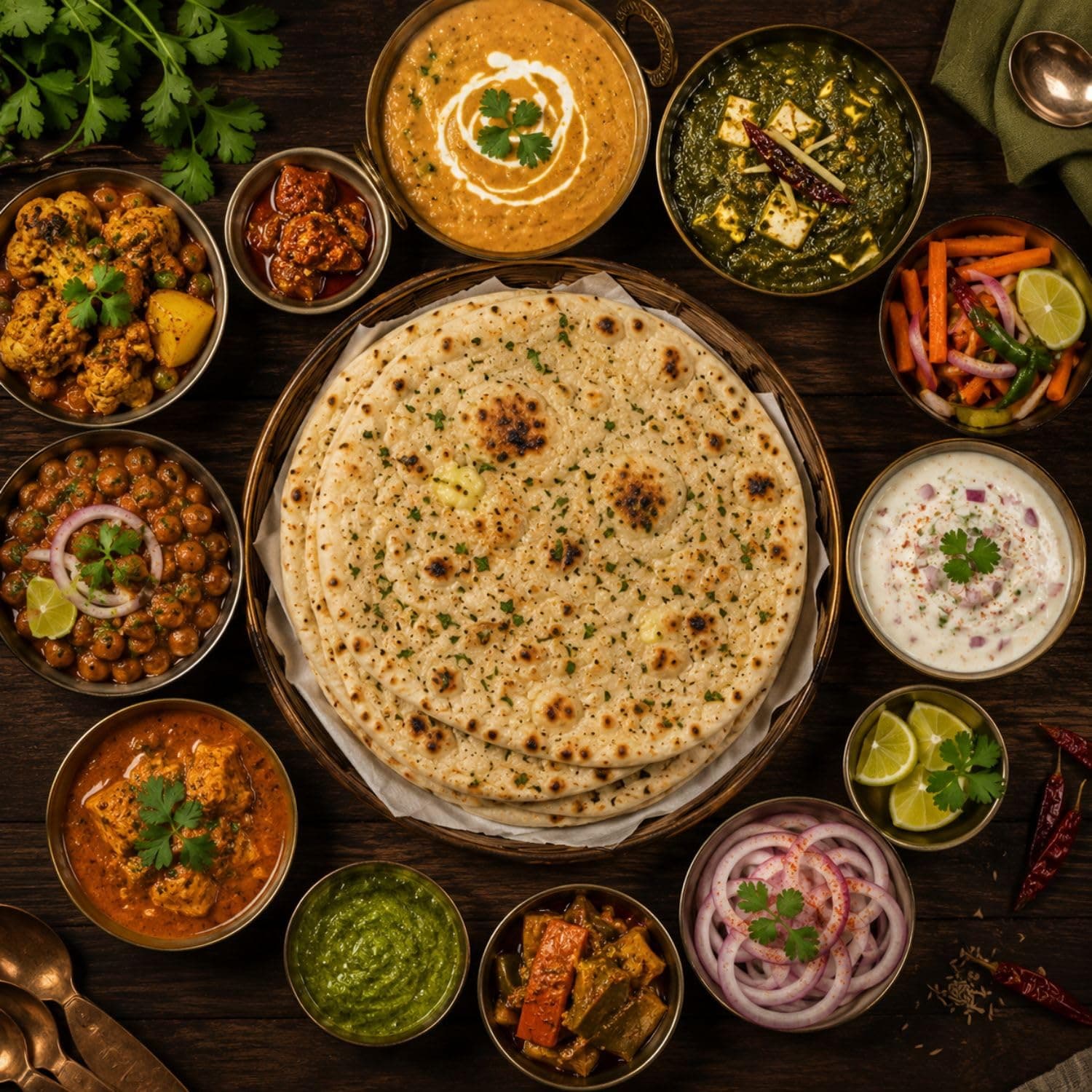 MODISON Potato Stuffed Kulcha Naan Traditional Flatbread Frozen 320g by Modison, view 4