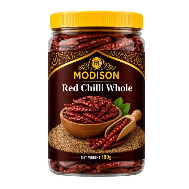 Modison Red Chilli Whole - 100g by Modison, view 1