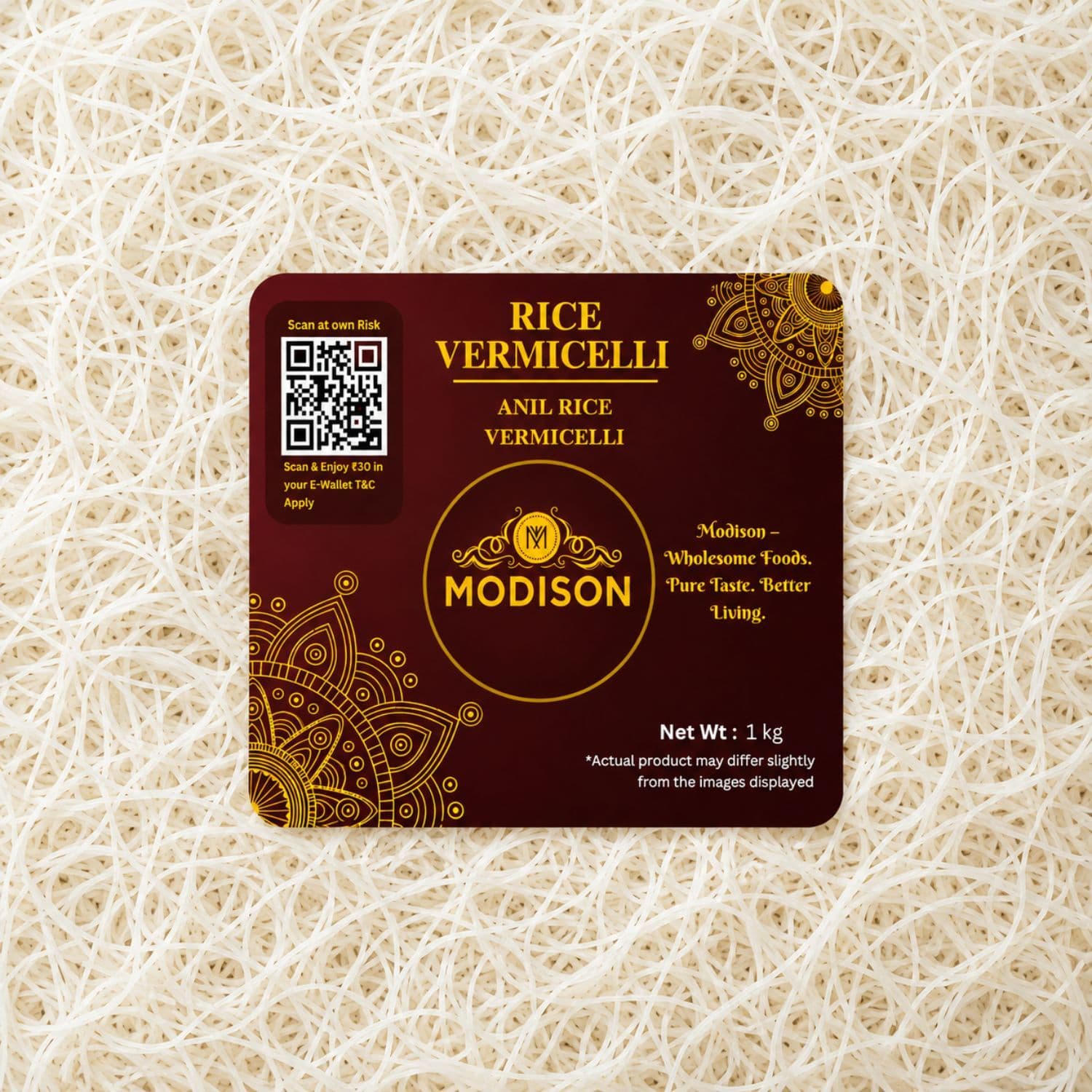 MODISON Rice Vermicelli Rice Noodles Ready to Cook 1kg by Modison, view 7