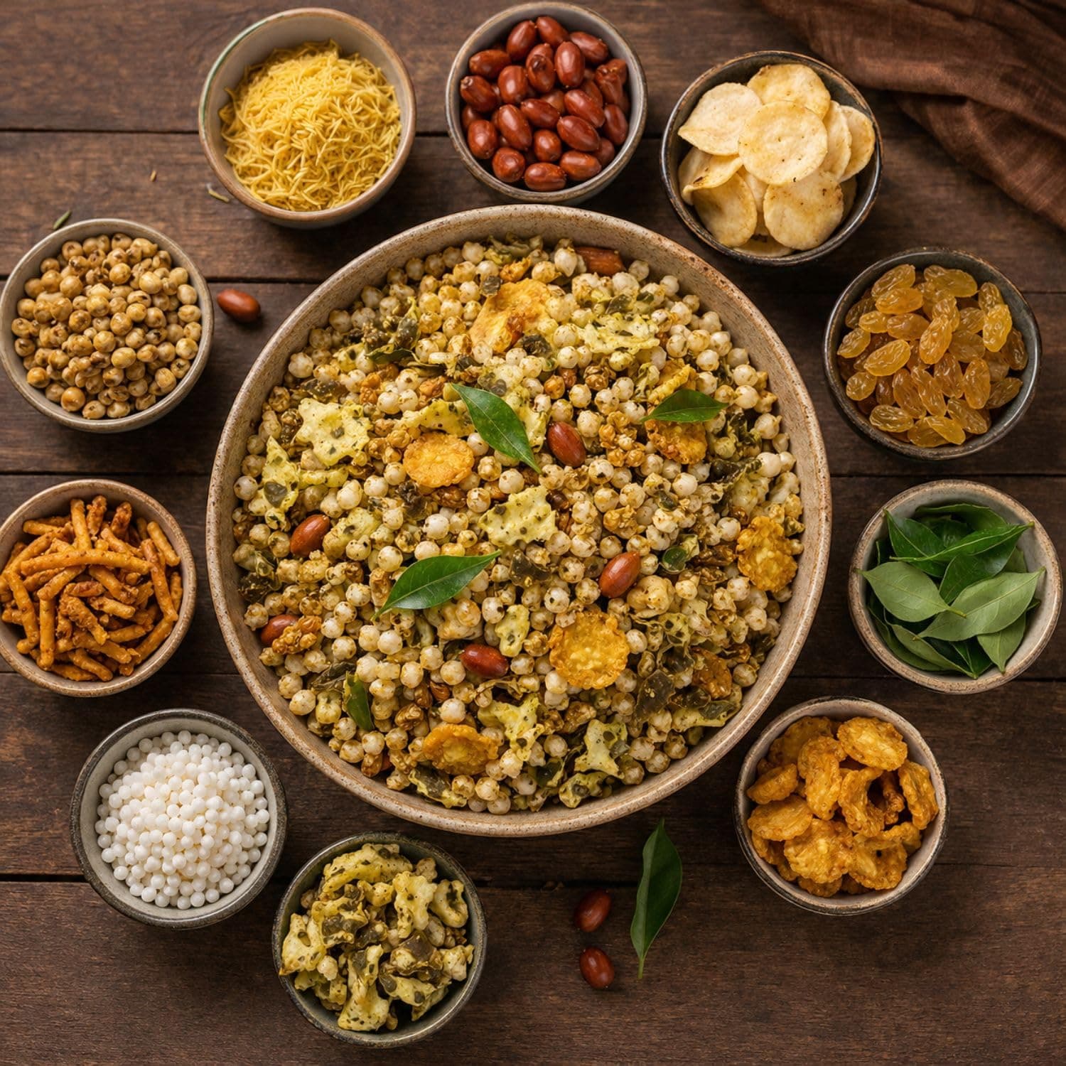 MODISON Roasted Fiber Mix Indian Namkeen Crunchy Millet Sorghum 180g by Modison, view 5