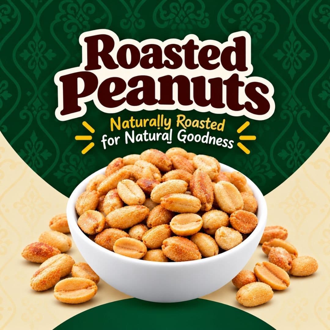 MODISON Roasted Peanuts Healthy Snacks Protein Rich Groundnuts 250g