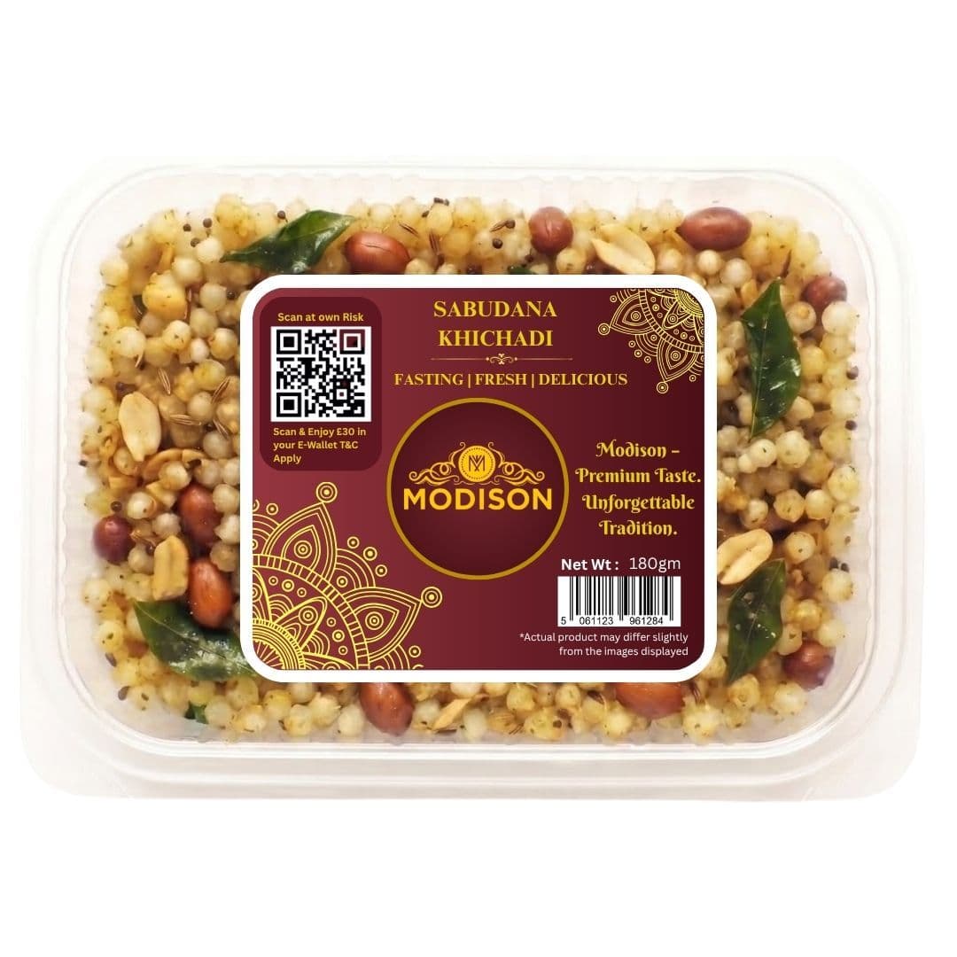 MODISON Sabudana Khichadi Indian Snacks Fasting Tapioca Meal 180g alternate image