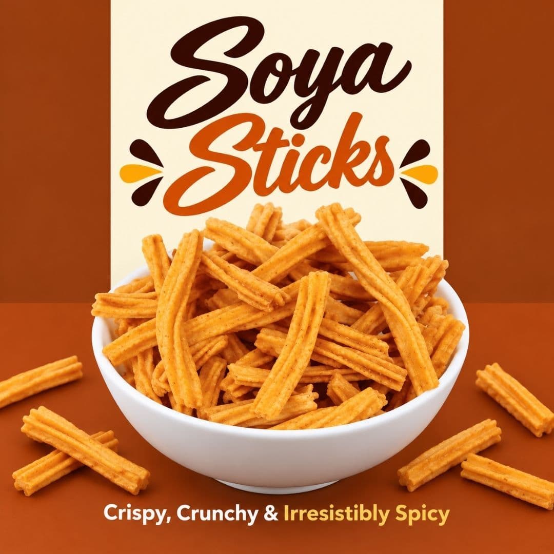MODISON Soya Sticks Healthy Snacks Crispy Protein Rich 180g