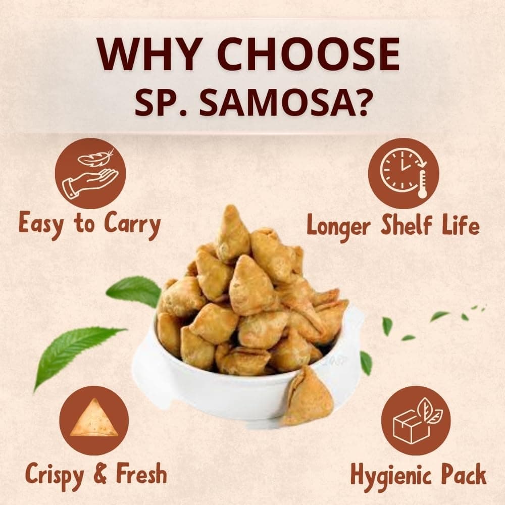 MODISON SP Samosa Indian Snacks Chatpata Spicy 180g by Modison, view 3